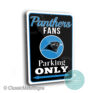 Carolina Panthers Parking Only Signs