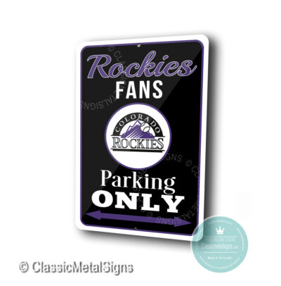 Rockies Parking Only Sign | Colorado Rockies | MLB Rockies Gifts