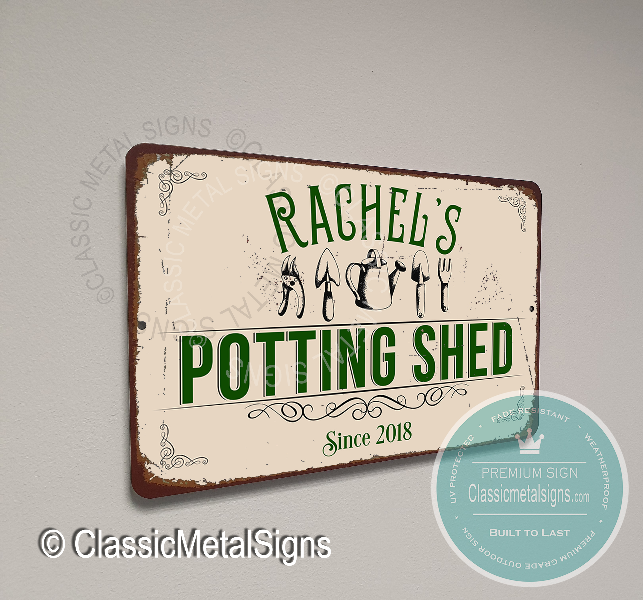 Custom Potting Shed Signs