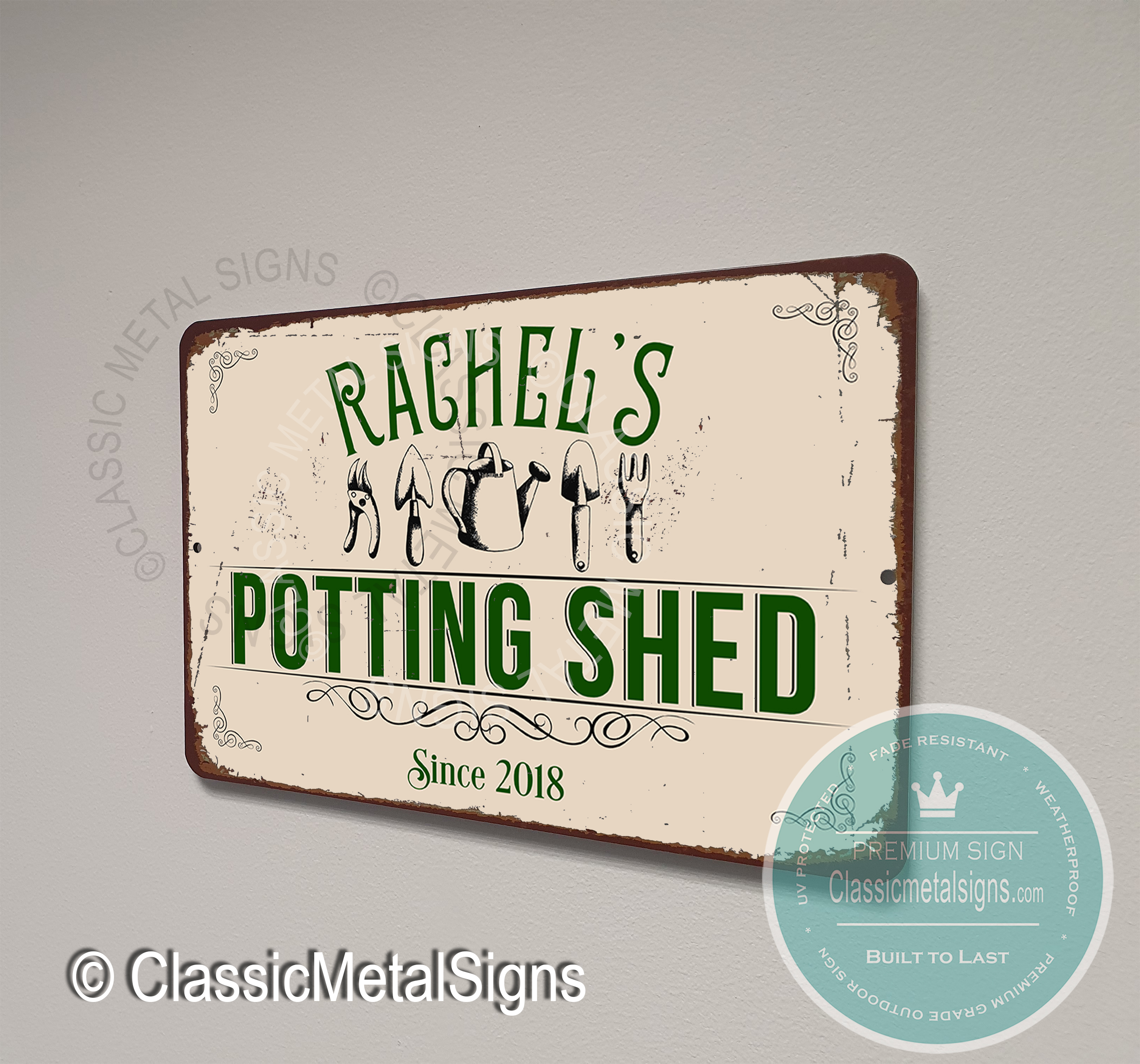Custom Potting Shed Sign