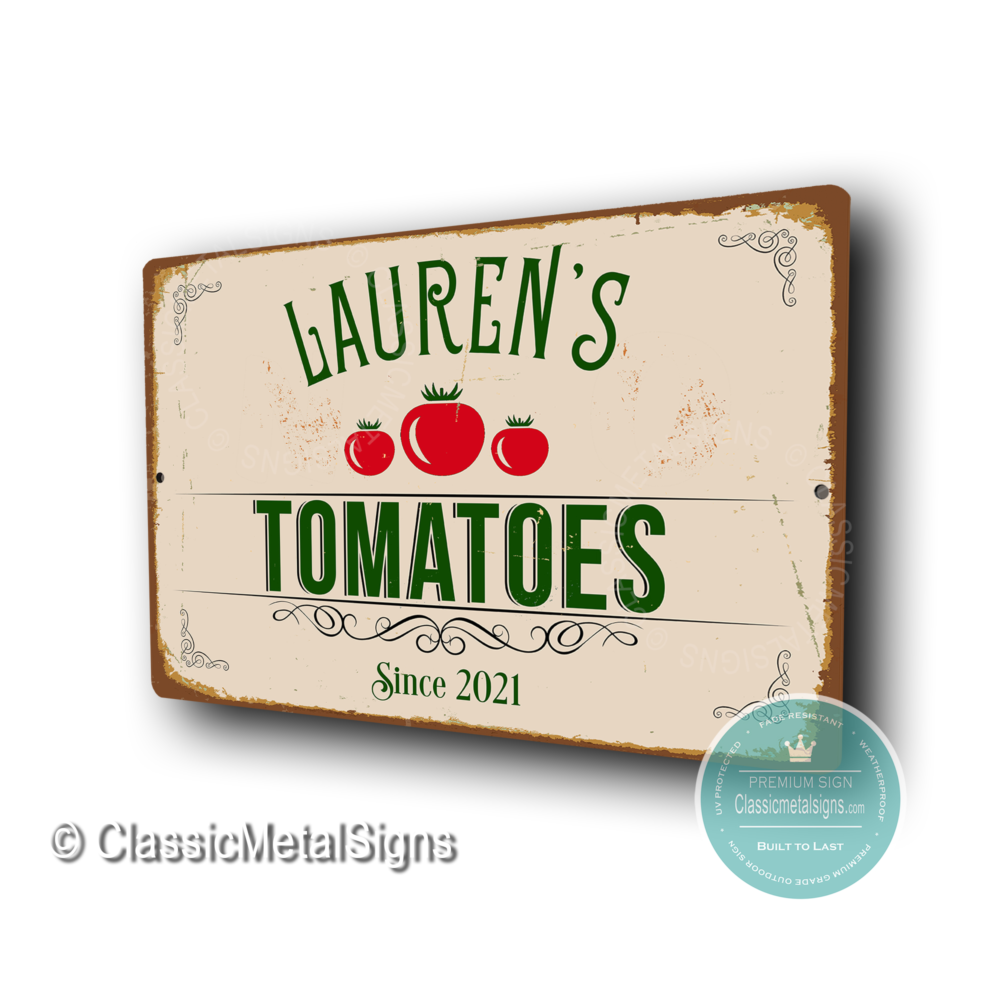 Custom Tomatoes Signs