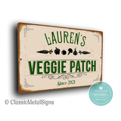 Custom Veggie Patch Signs