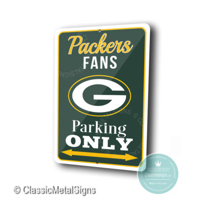 Greenbay Packers Parking Only Signs