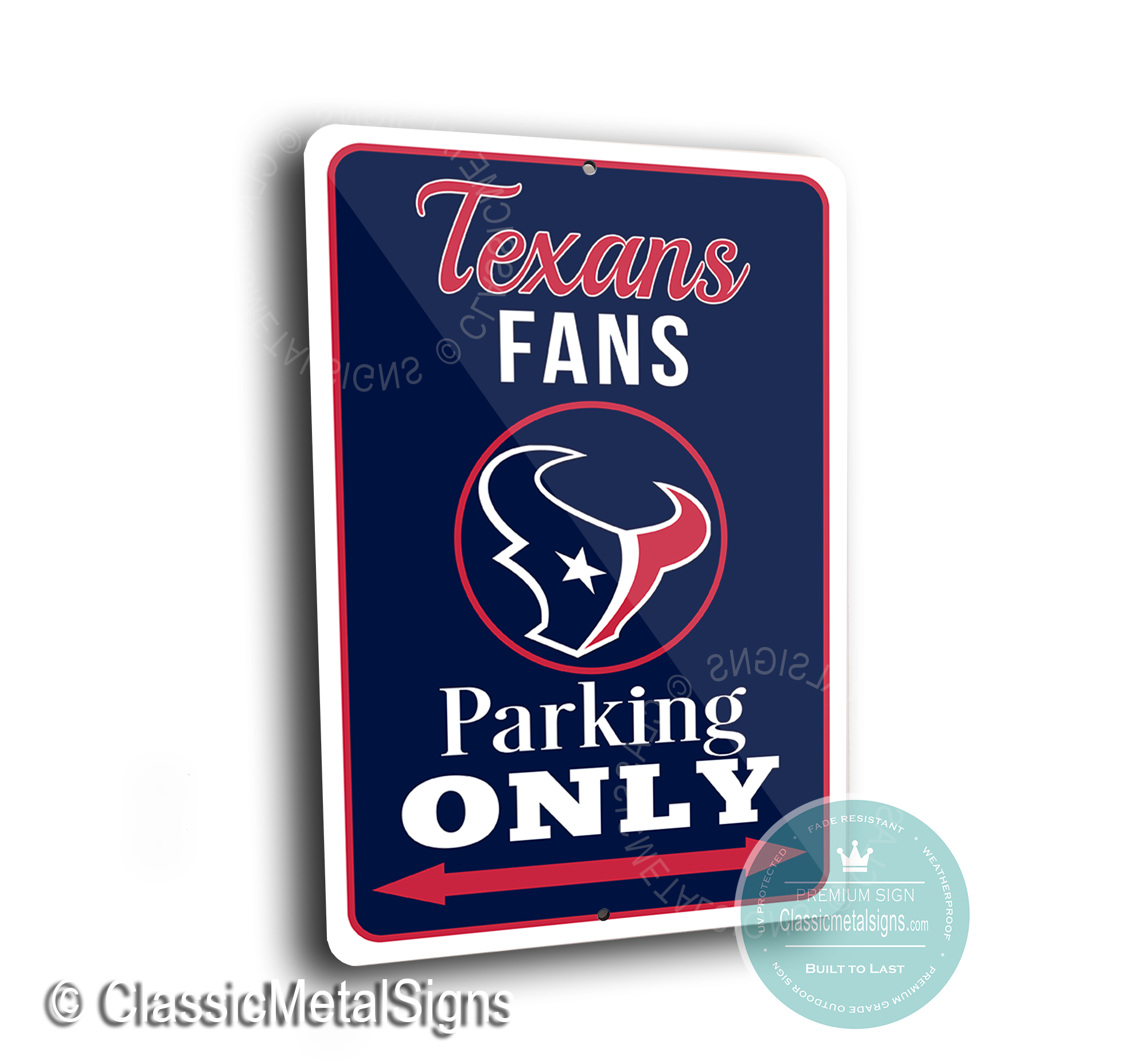 Houston Texans Parking Signs