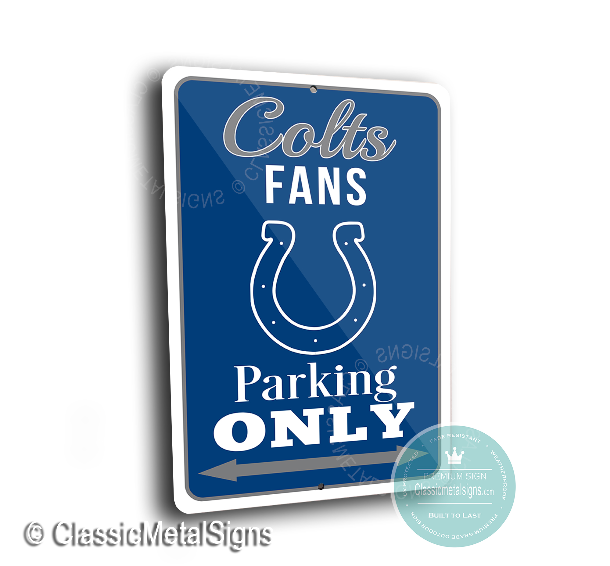 Indianapolis Colts Parking Signs