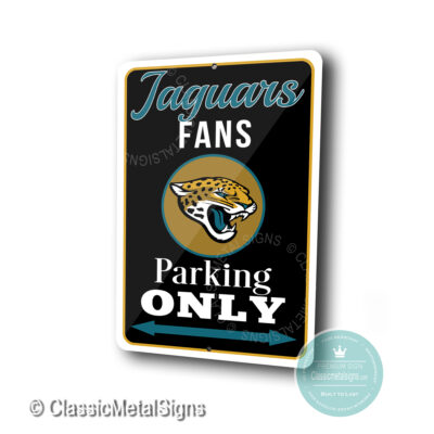 Jacksonville Jaguars Parking Only Signs