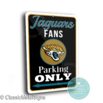 Jacksonville Jaguars Parking Sign
