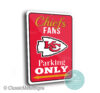 Kansas City Chiefs Parking Signs