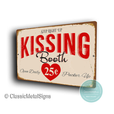 Kissing Booth Signs