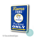 LA Rams Parking Sign