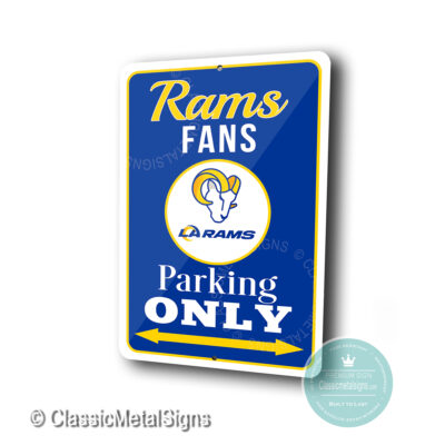 LA Rams Parking Signs