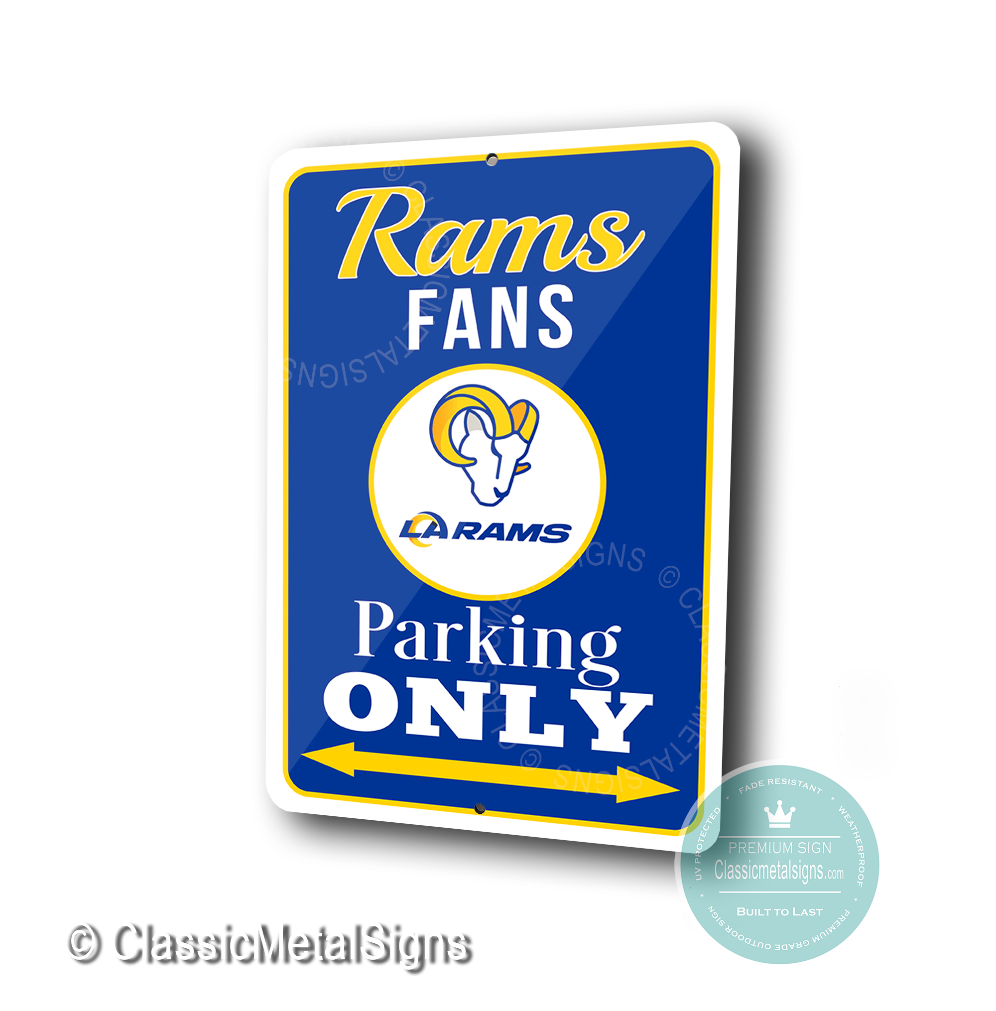 LA Rams Parking Signs