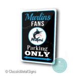 Miami Marlins Parking Only Sign