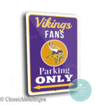 Minnesota Vikings Parking Sign