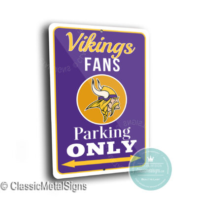 Minnesota Vikings Parking Signs
