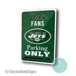 New York Jets Parking Only Sign