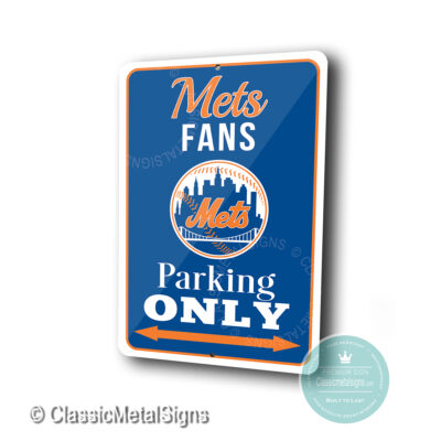New York Mets Parking Only Signs