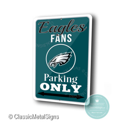 Philadelphia Eagles Parking Only Signs