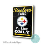 Pittsburgh Steelers Parking Only Sign