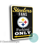 Pittsburgh Steelers Parking Sign