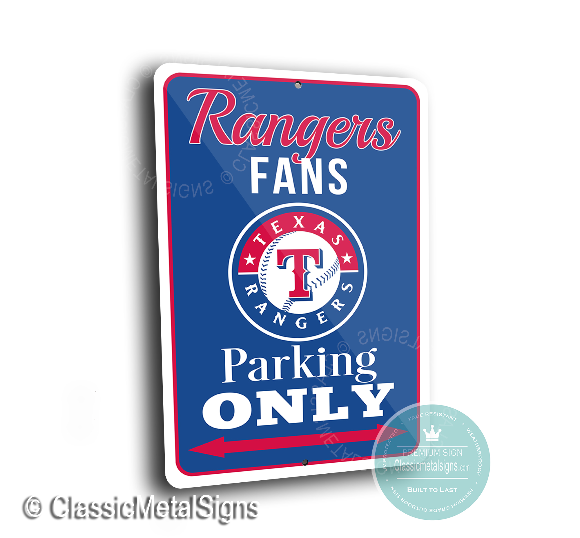 Rangers Parking Only Signs