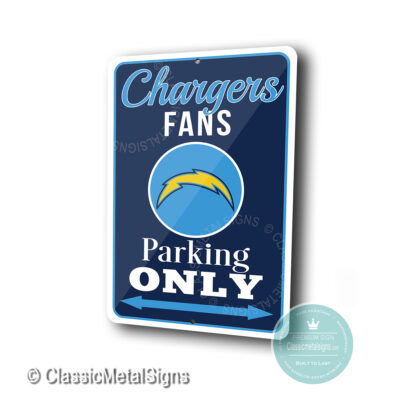 San Diego Chargers Parking Only Signs