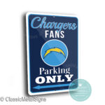 San Diego Chargers Parking Sign