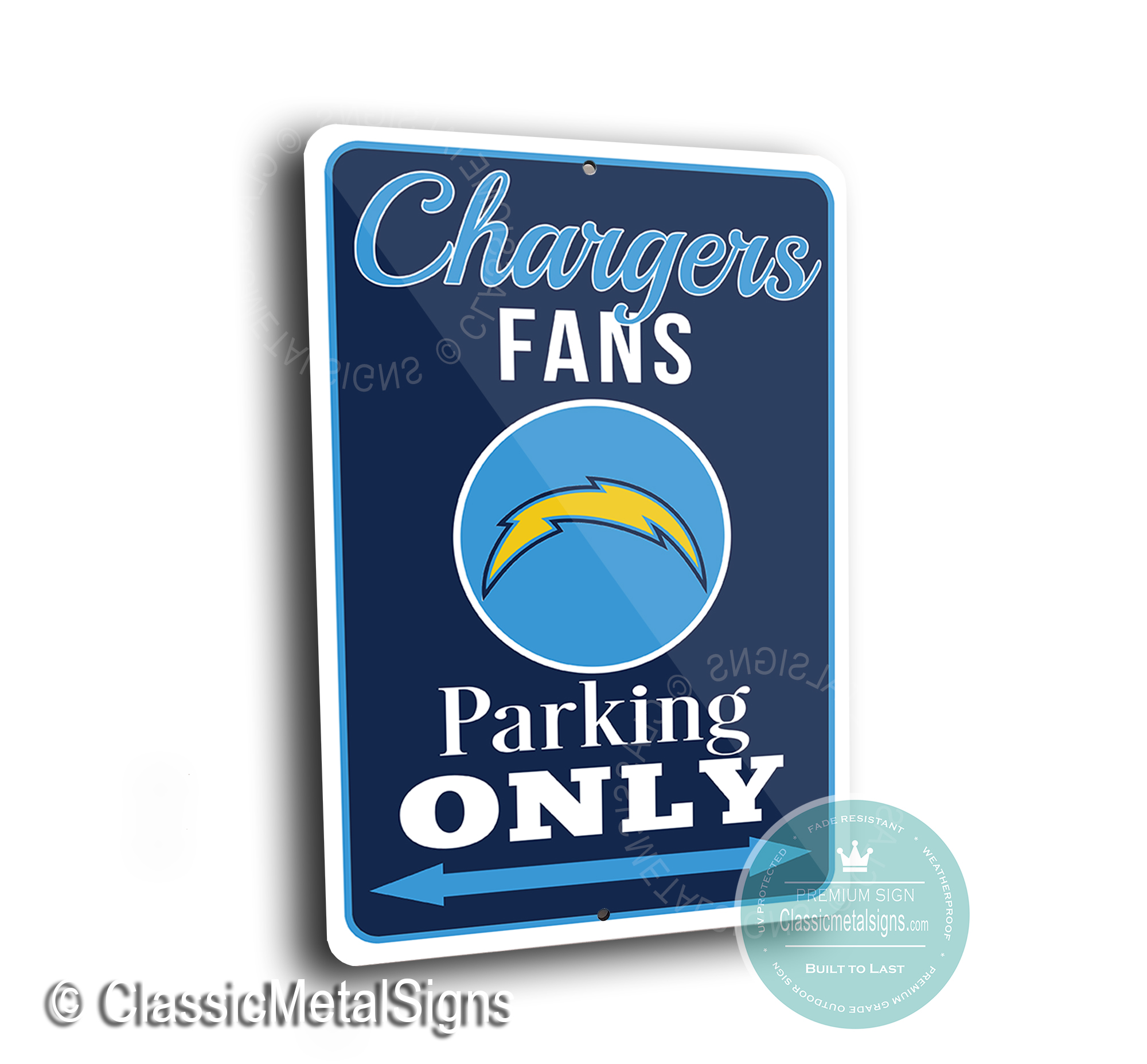 San Diego Chargers Parking Signs