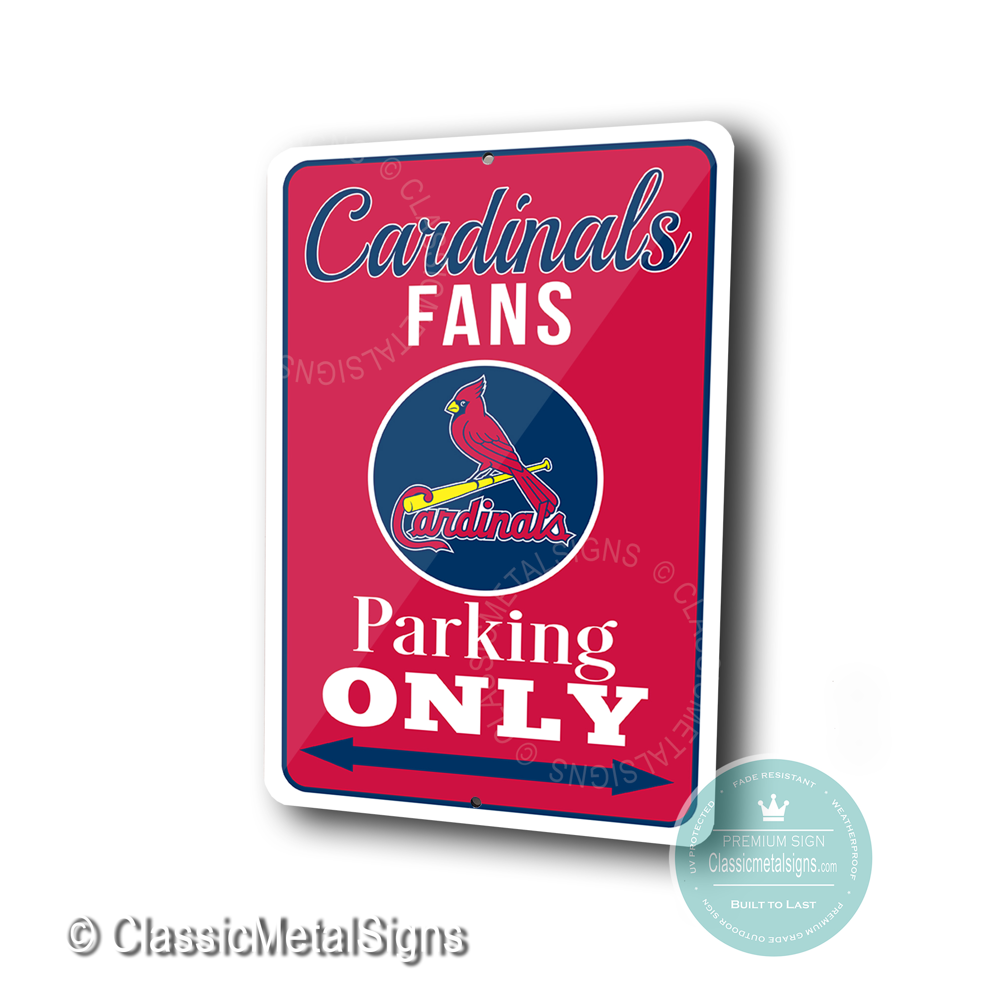St Louis Cardinals Parking Only Signs