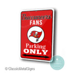 Tampa Bay Buccaneers Parking Only Sign
