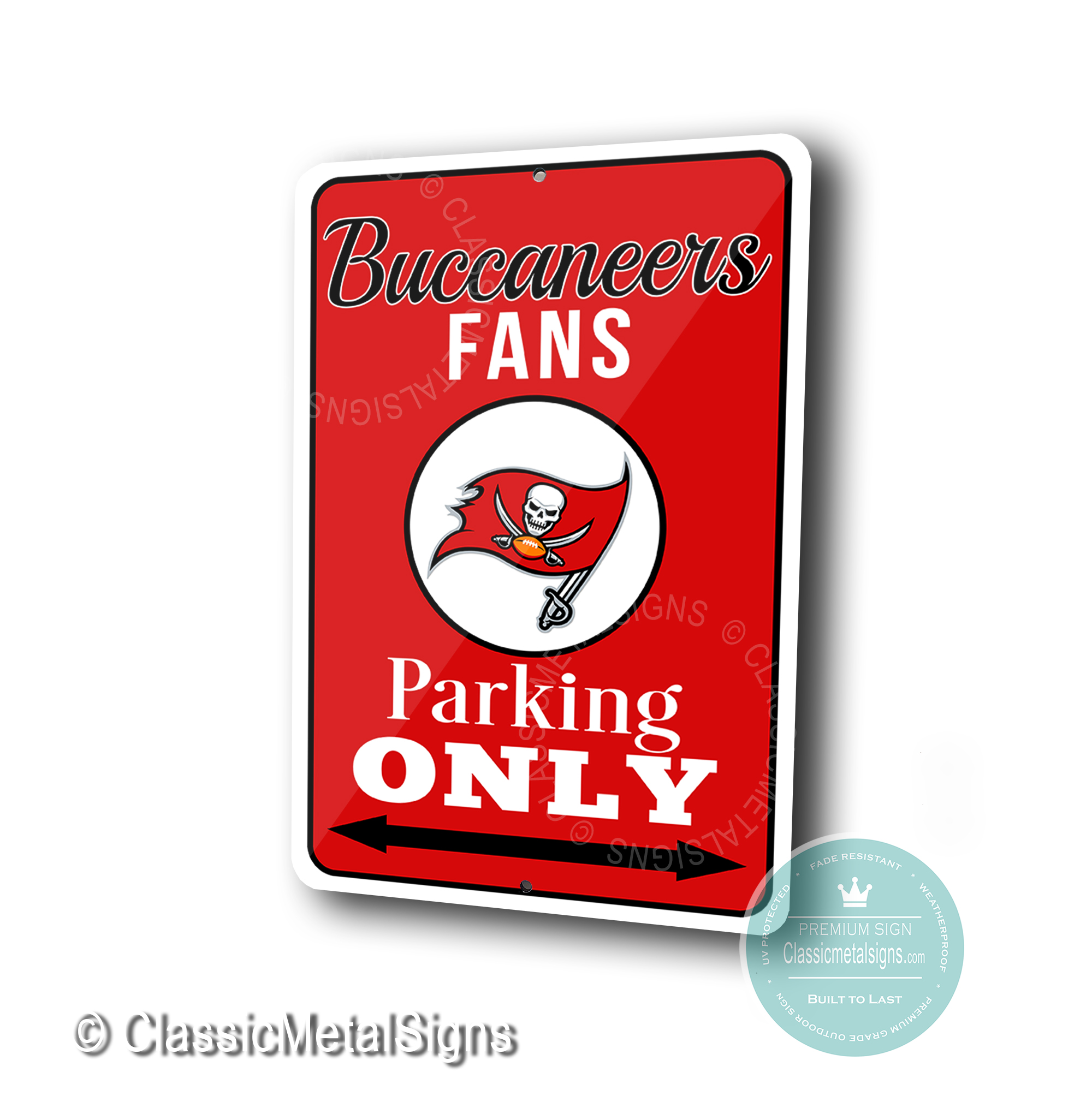 Tampa Bay Buccaneers Parking Only Signs