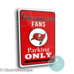 Tampa Bay Buccaneers Parking Signs