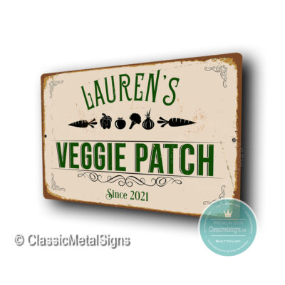 Custom Veggie Patch Sign
