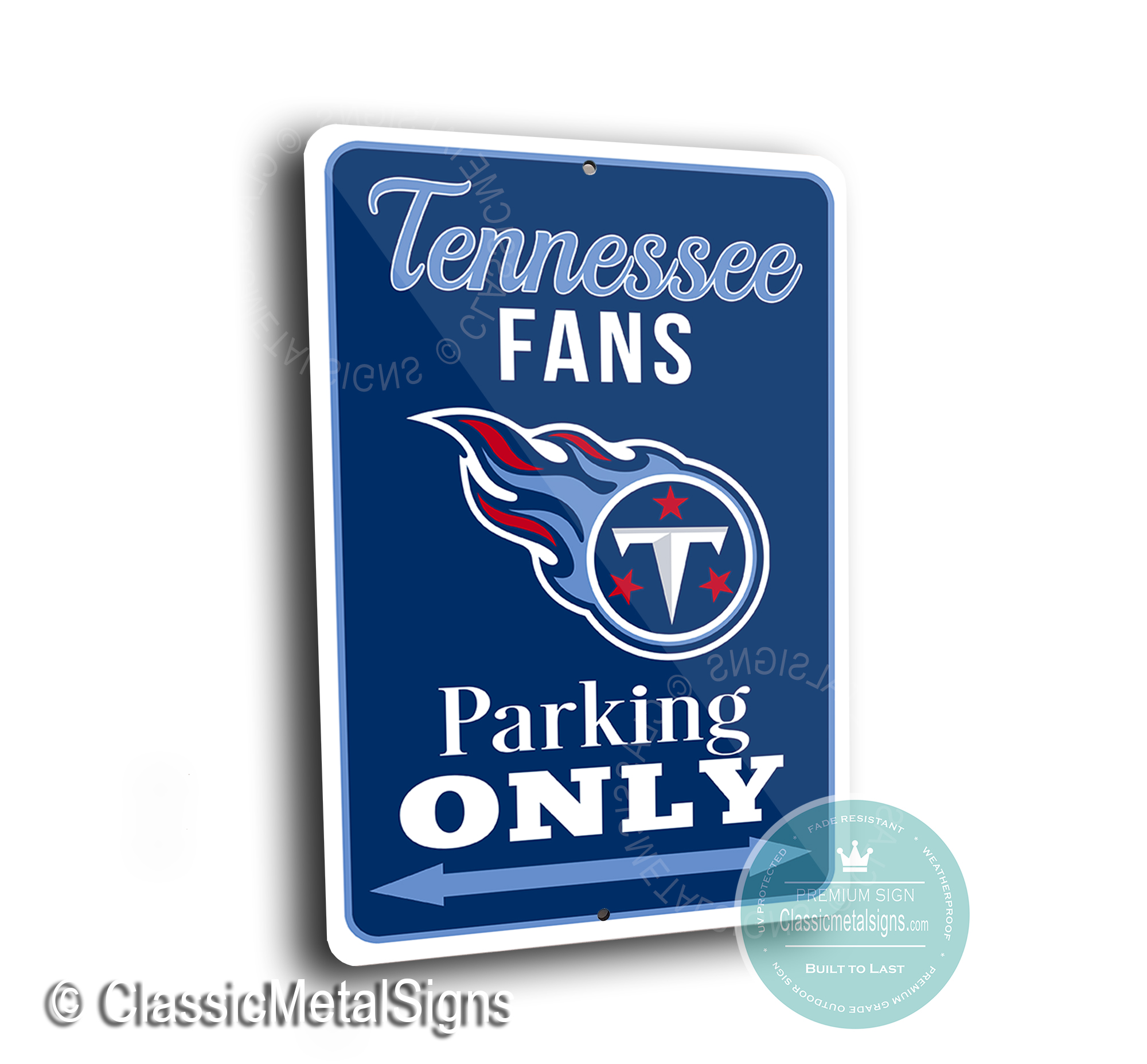 Tennessee Titans Parking Signs