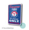 Texas Rangers Parking Only Signs