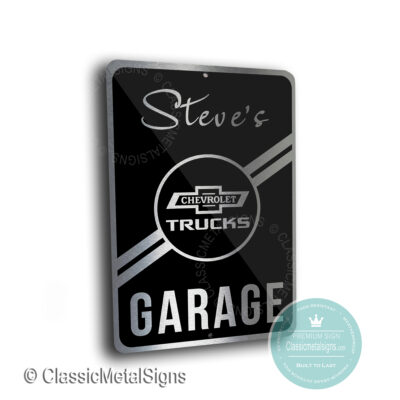 Chevrolet Trucks Garage Signs