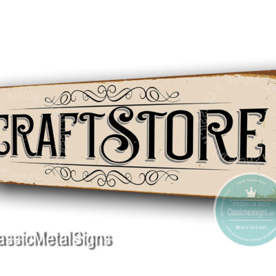 Craft Store Sign