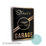 Custom Aston Martin Garage Sign