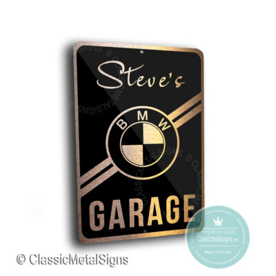 Custom BMW Garage Signs