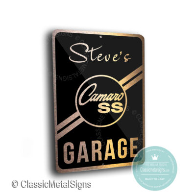 Custom Camaro SS Garage Signs