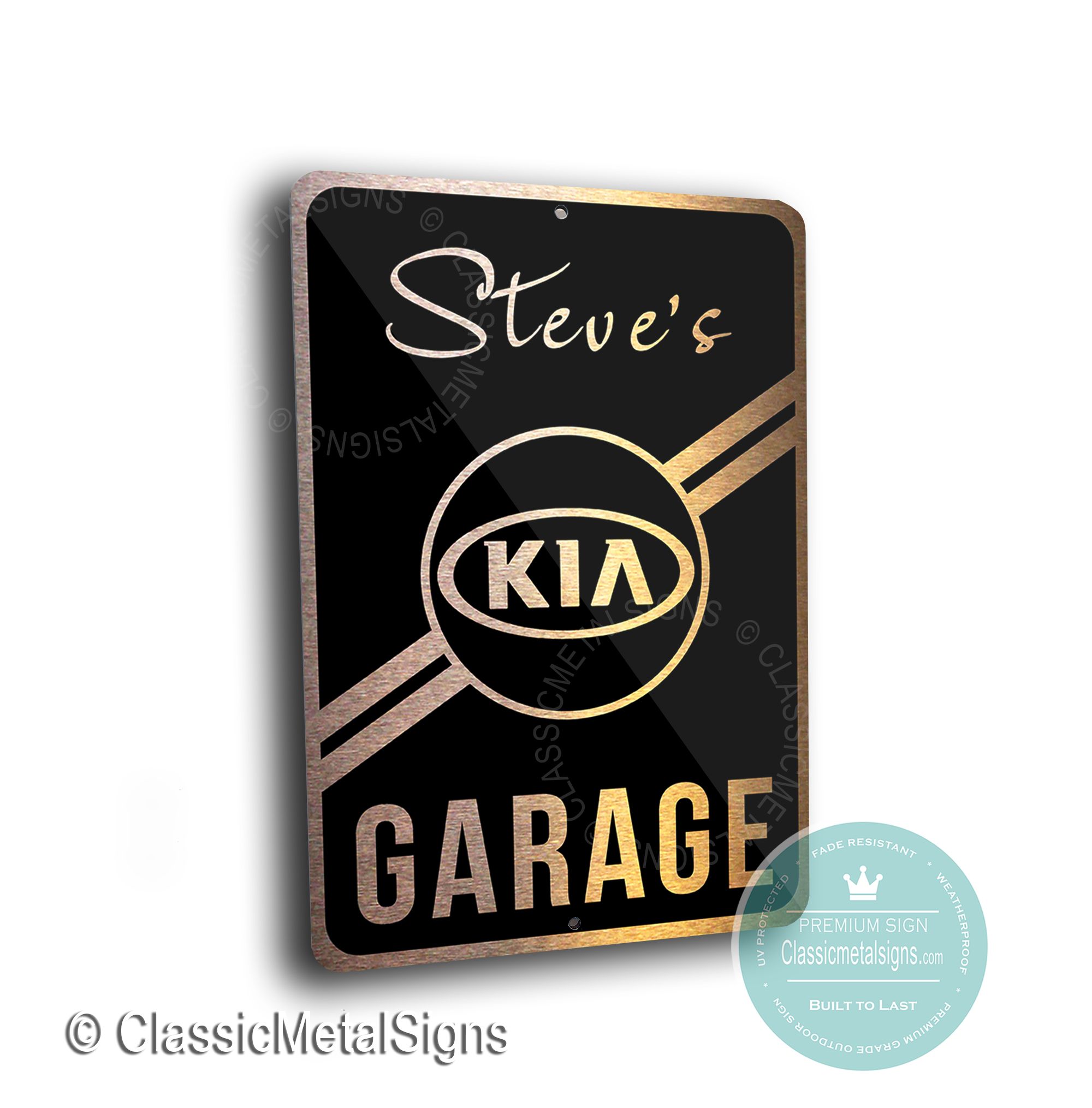 Custom Kia Garage Signs