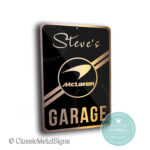 Custom McLaren Garage Sign