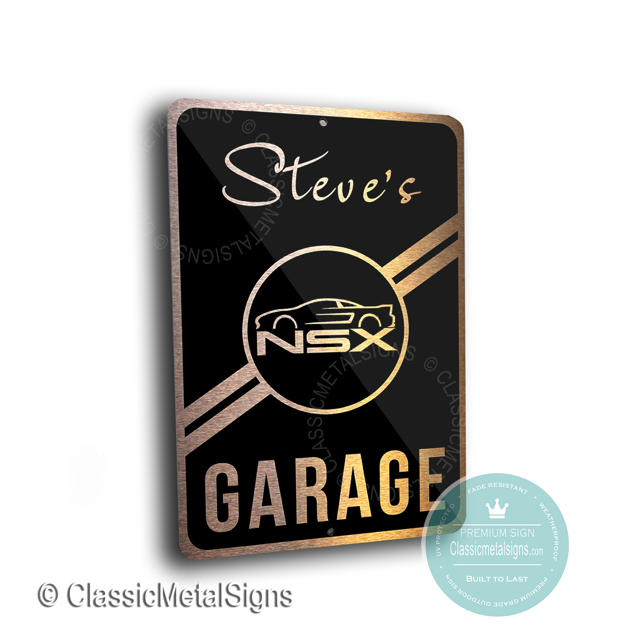 Custom NSX Garage Signs