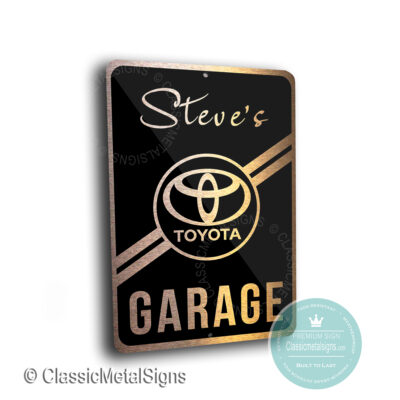 Custom Toyota Garage Signs