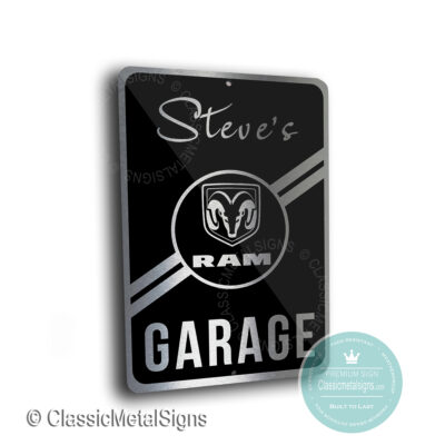 Dodge Ram Garage Signs