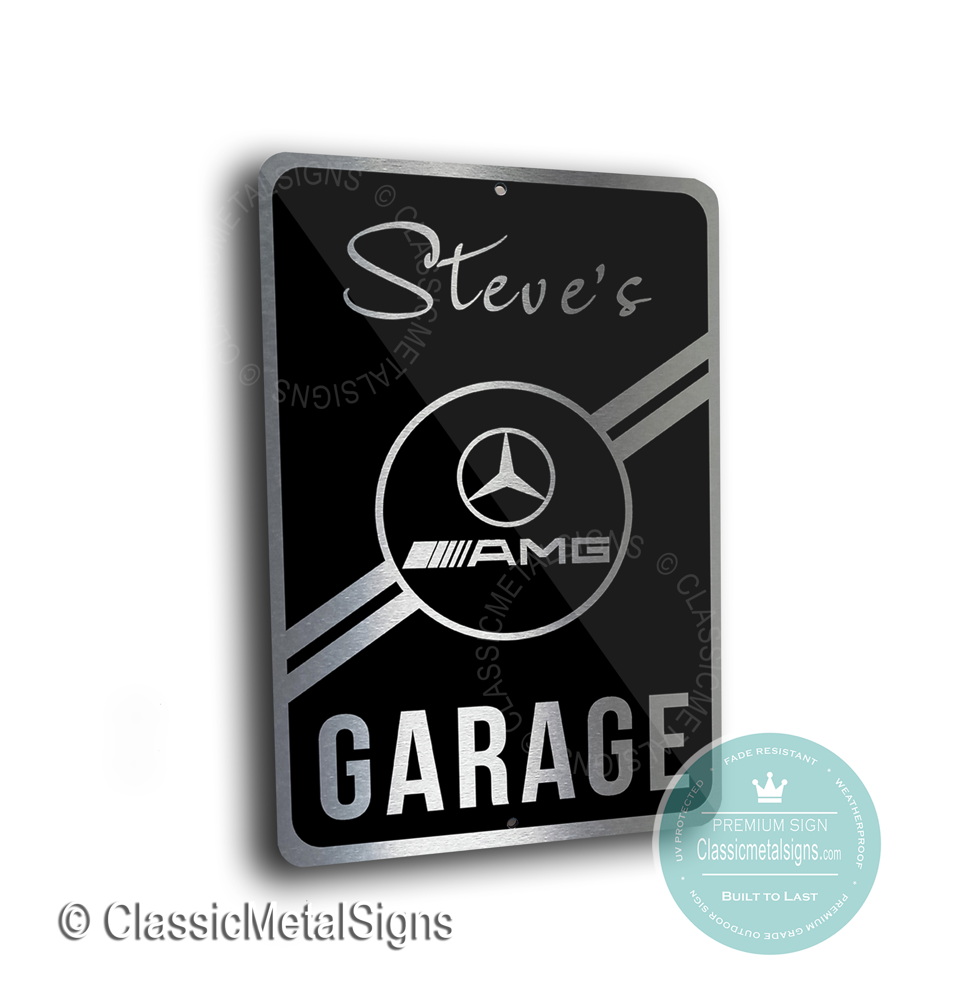 Merc AMG Garage Sign