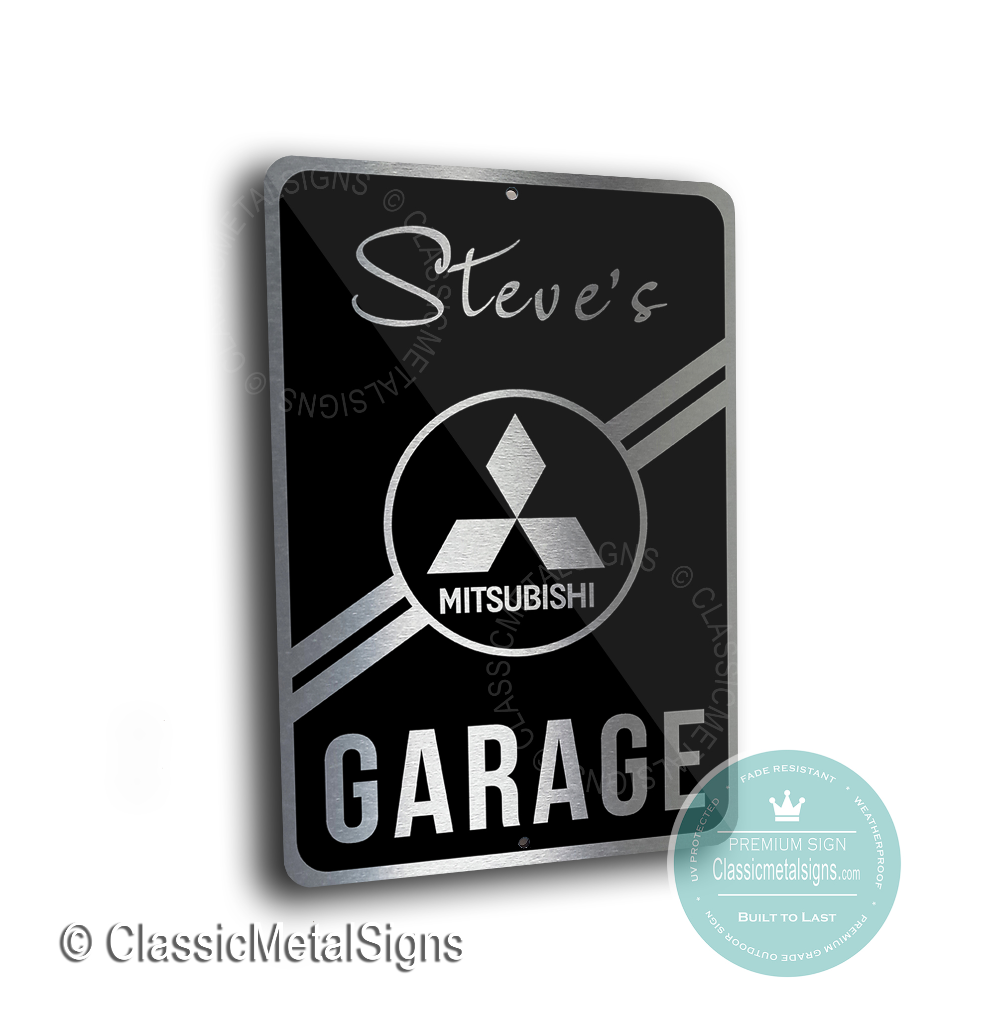 Mitsubishi Garage Signs