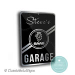 Saab Garage Sign