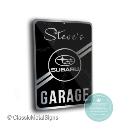 Subaru Garage Signs