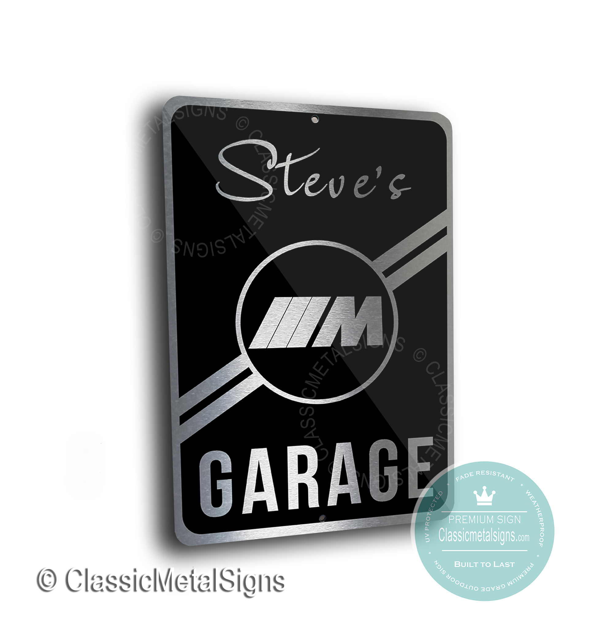 BMW M Garage Signs